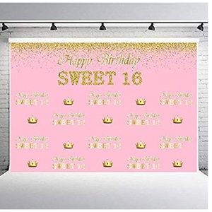 Sweet 16 Photo Backdrop
